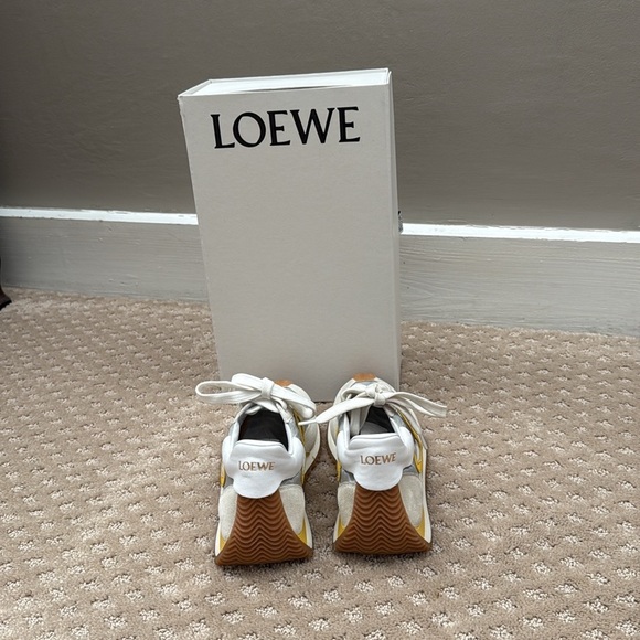 Loewe White and Yellow Sneakers - Picture 2 of 5